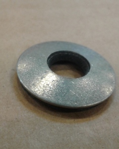 Washer galv. with mounted gasket for screw M10